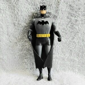 3/$25 6" Poseable Batman in Grey From the Movie Action Figure & Cloth Cape!!